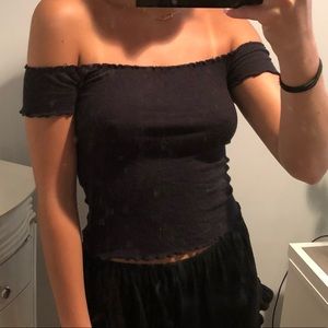 AMERICAN EAGLE OFF THE SHOULDER BLOUSE